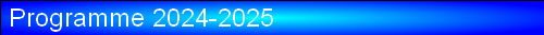 Programme 2024-2025

